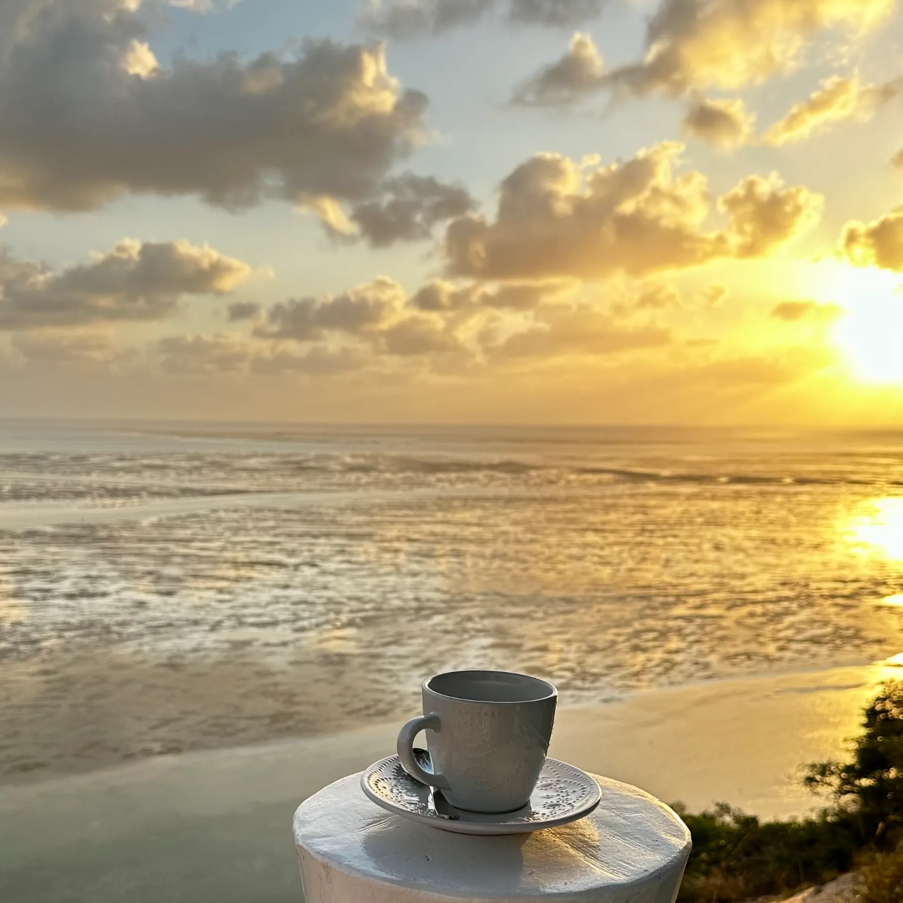 Azulik Lodge coffee with a view