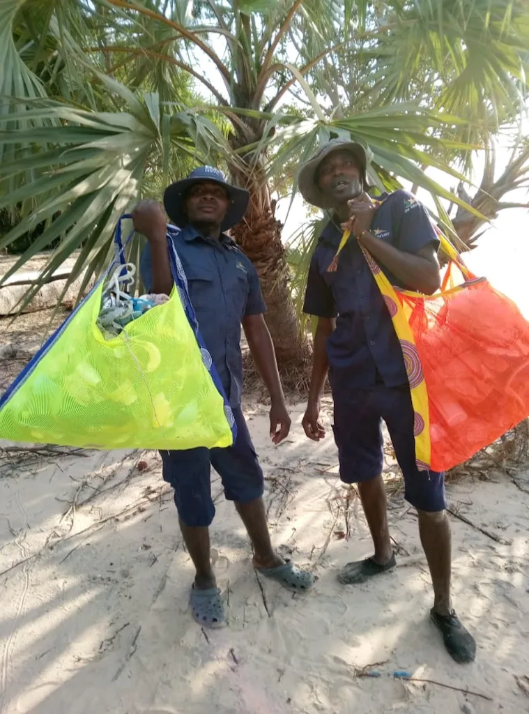 The sanctuary beach cleaning